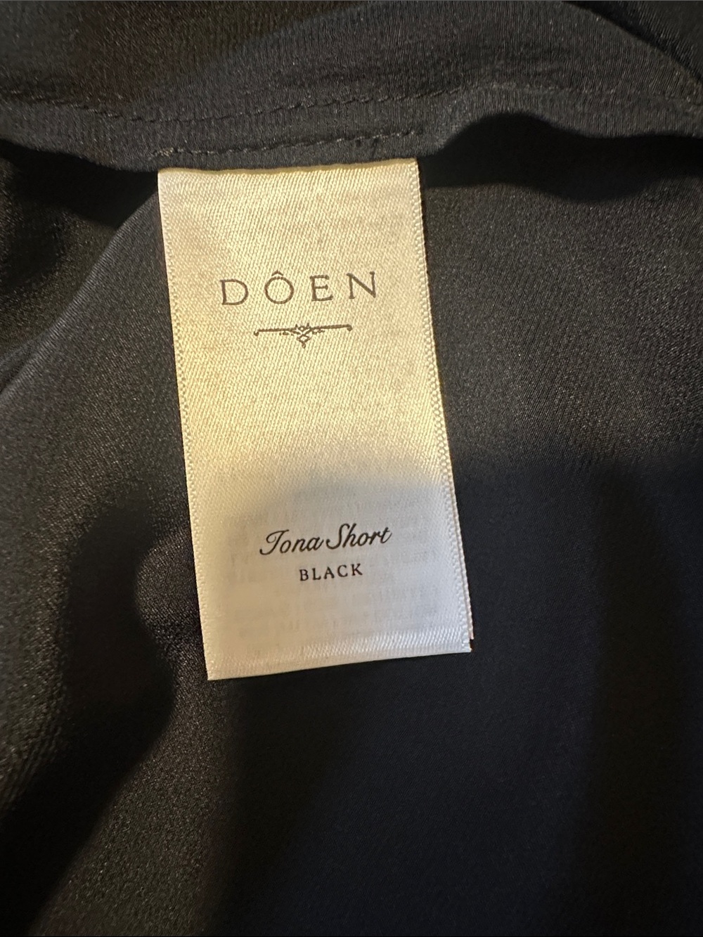 NWT Doen Iona Silk Lace Short in Black size S - Picture 10 of 13